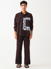 Emb Patch Detail Shirt