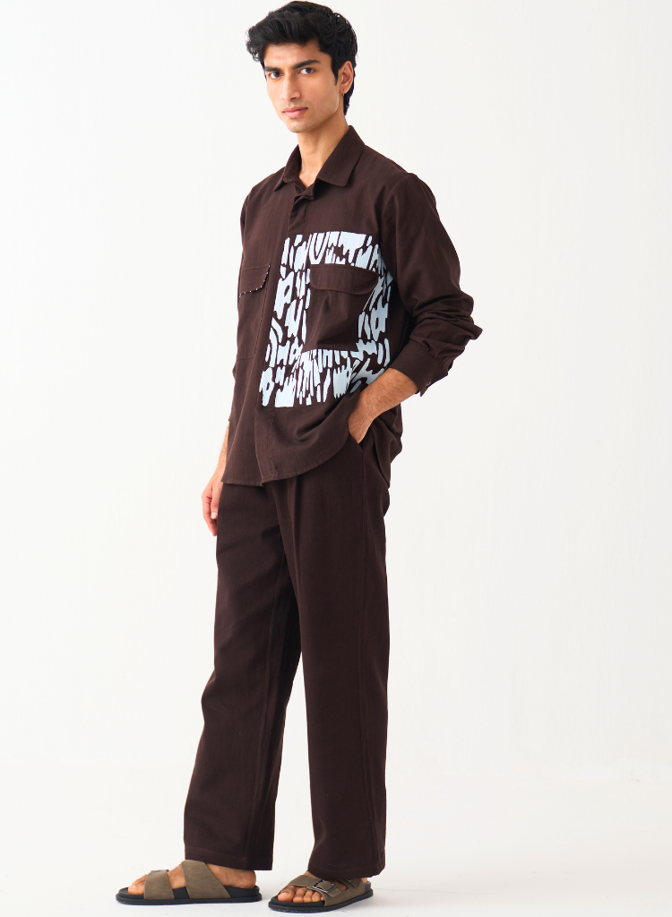 Emb Patch Detail Shirt