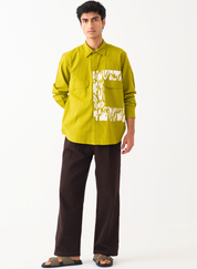 Emb Patch Detail Shirt