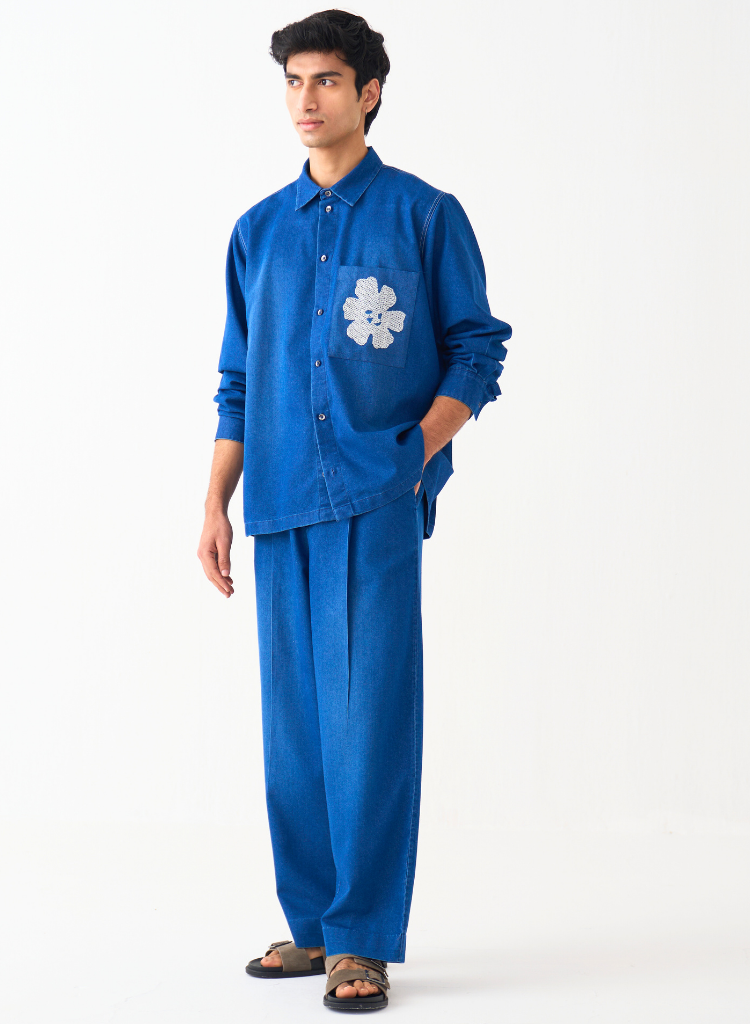 Emb Patch Pocket Shirt