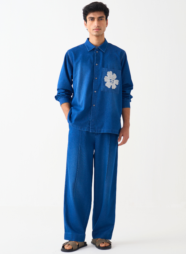 Emb Patch Pocket Shirt