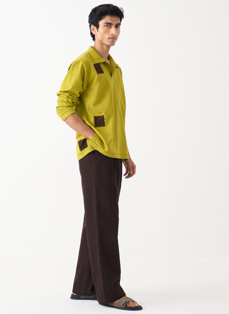 Emb Patch Pocket Shirt