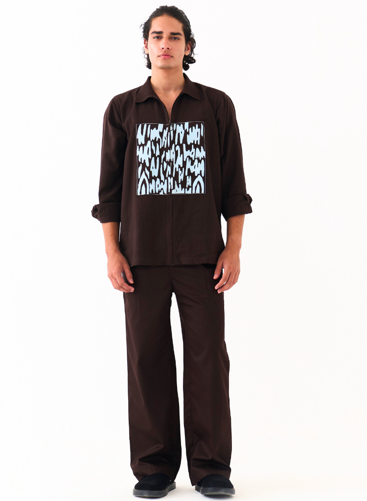 Emb Patch Shacket