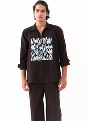 Emb Patch Shacket