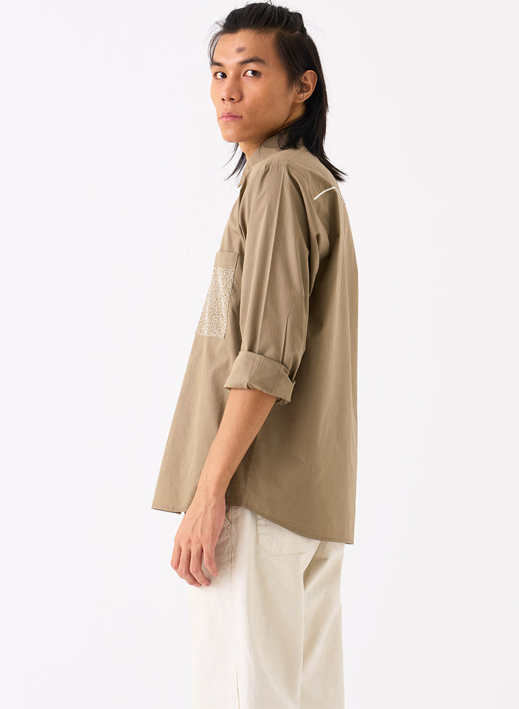 Embroidered Pocket Shirt