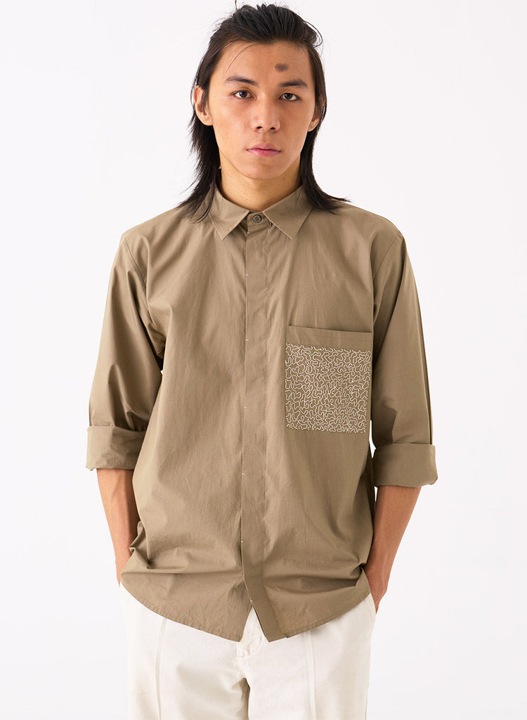 Embroidered Pocket Shirt