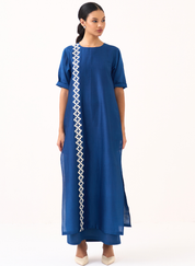 Emb Double Layer Dress