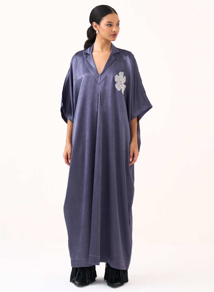 Emb Gusset Kaftan