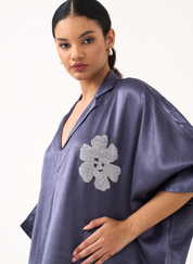Emb Gusset Kaftan