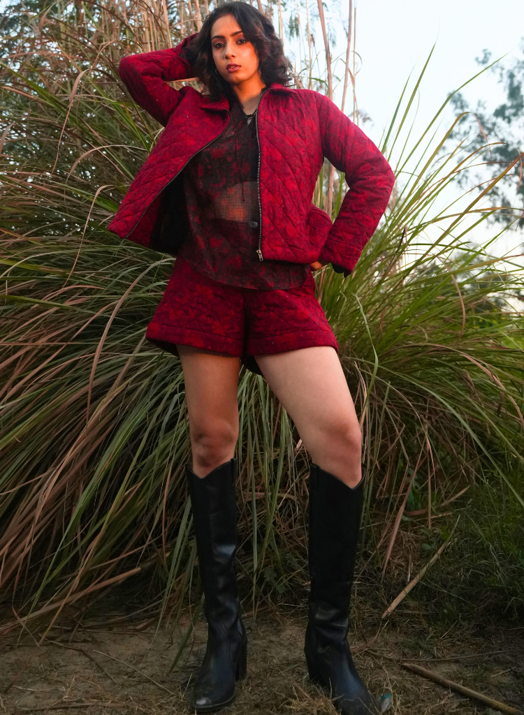 Ember Quilted Jacket Set