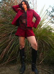 Ember Quilted Jacket Set