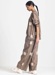 Embroidered Bomber Top Set