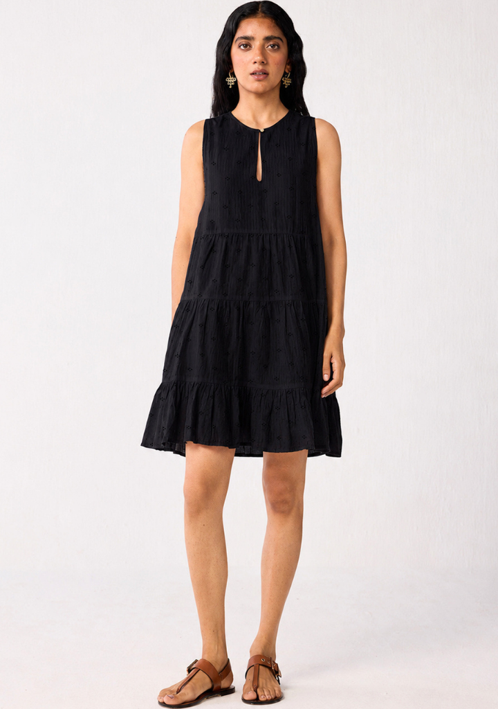 Embroidered Everyday Short Dress