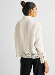 Embroidered Lace Shirt