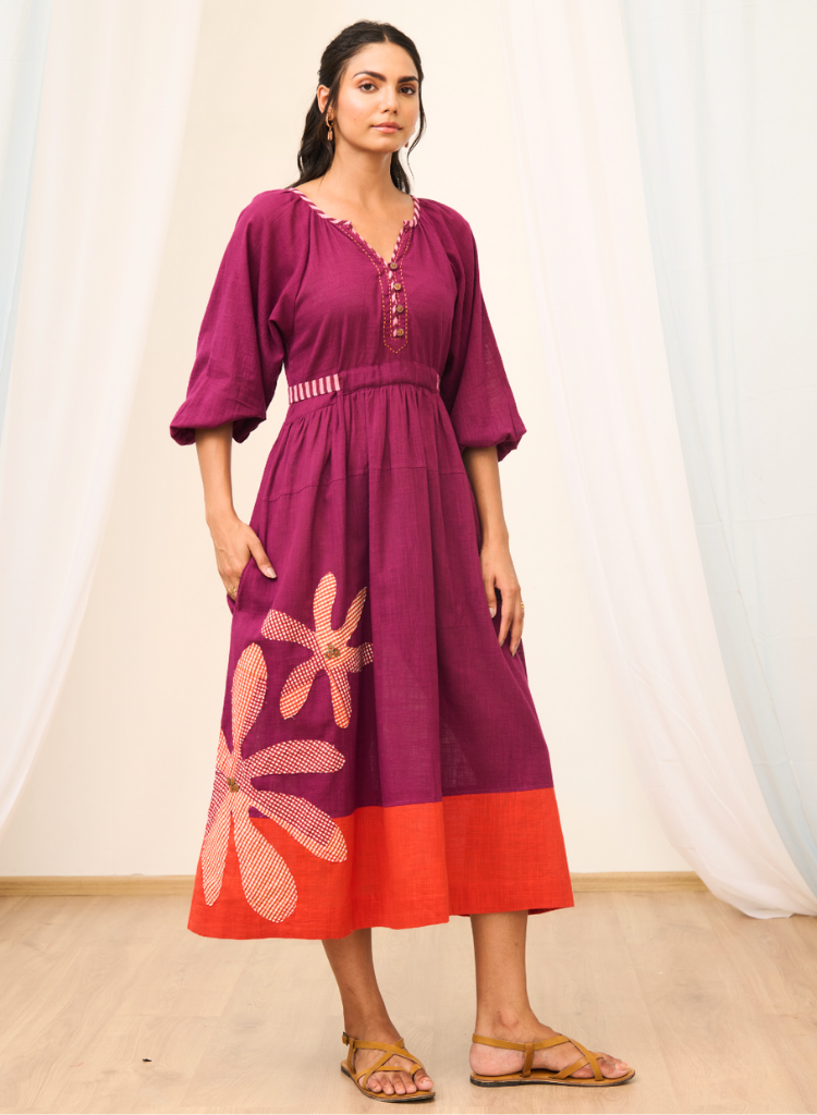 Embroidered Maxi Dress