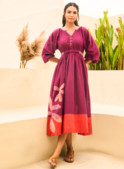 Embroidered Maxi Dress