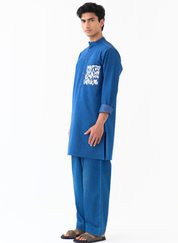 Emb Patch Pocket Kurta