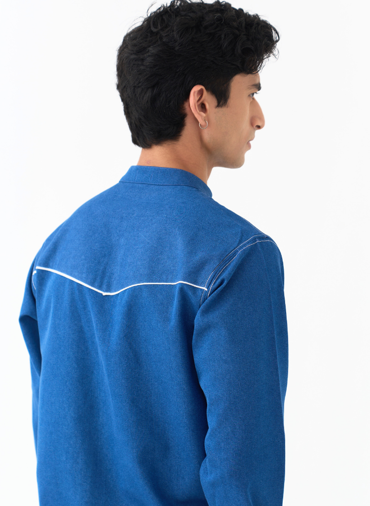 Emb Patch Pocket Kurta
