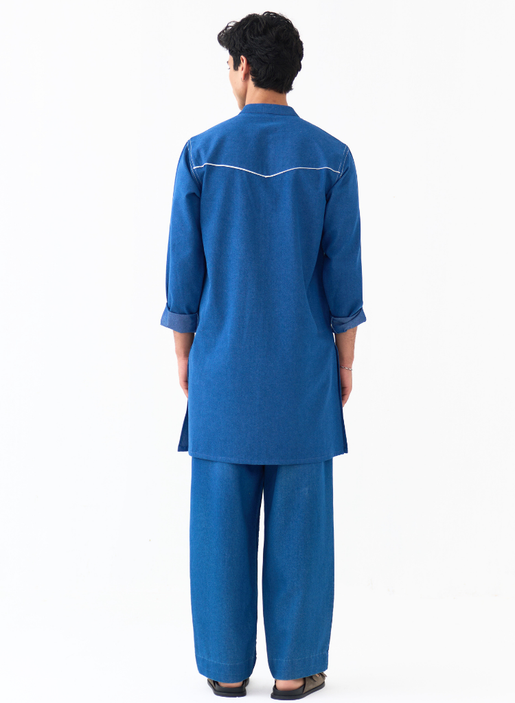 Emb Patch Pocket Kurta