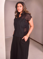 Embroidered Patch Top