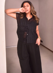 Embroidered Patch Top