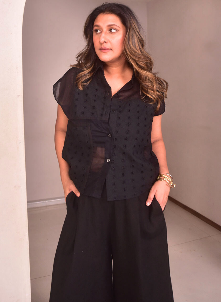 Embroidered Patch Top