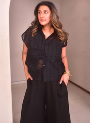 Embroidered Patch Top