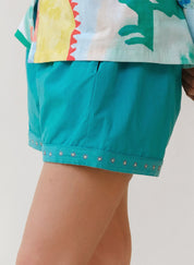 Embroidered Shorts