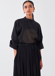 Embroidery Circle Top