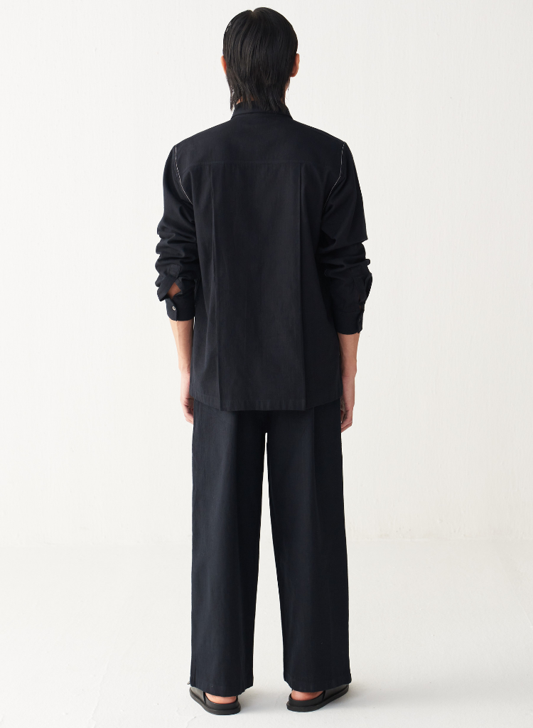 Embroidered Detail Pants