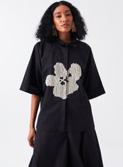 Embroidery Floral Shirt