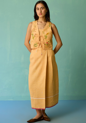 Eon Floral Vest Set