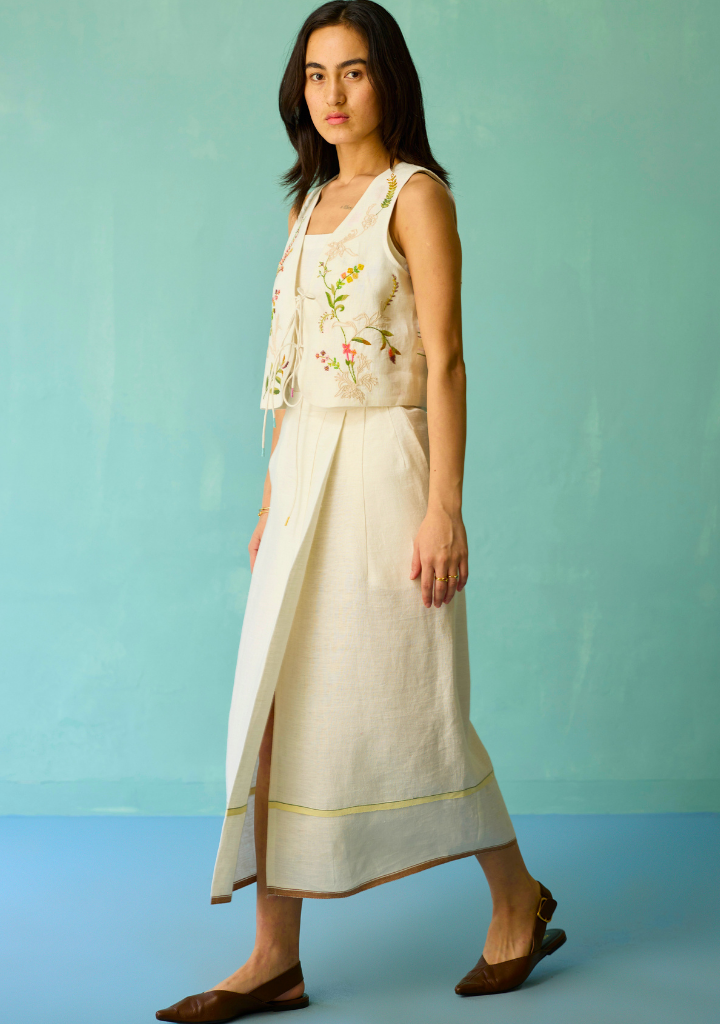 Eon Floral Vest Set