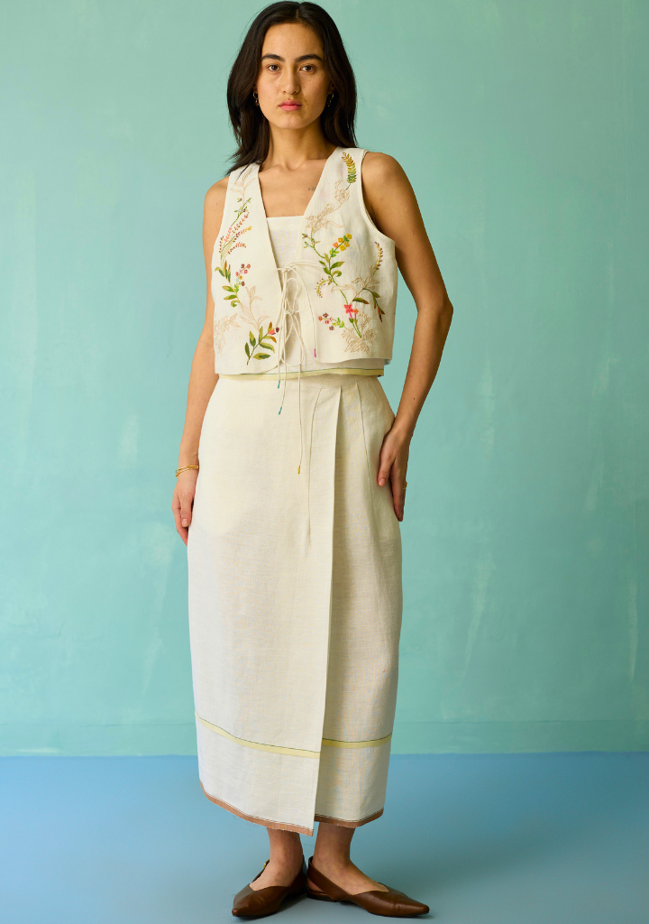 Eon Floral Vest Set