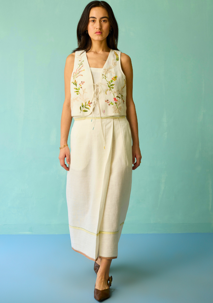 Eon Floral Vest Set