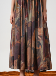 Erato Nile Pleated Dress