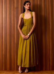 Erato Pleated Dress