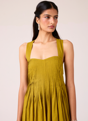 Erato Pleated Dress