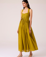 Erato Pleated Dress