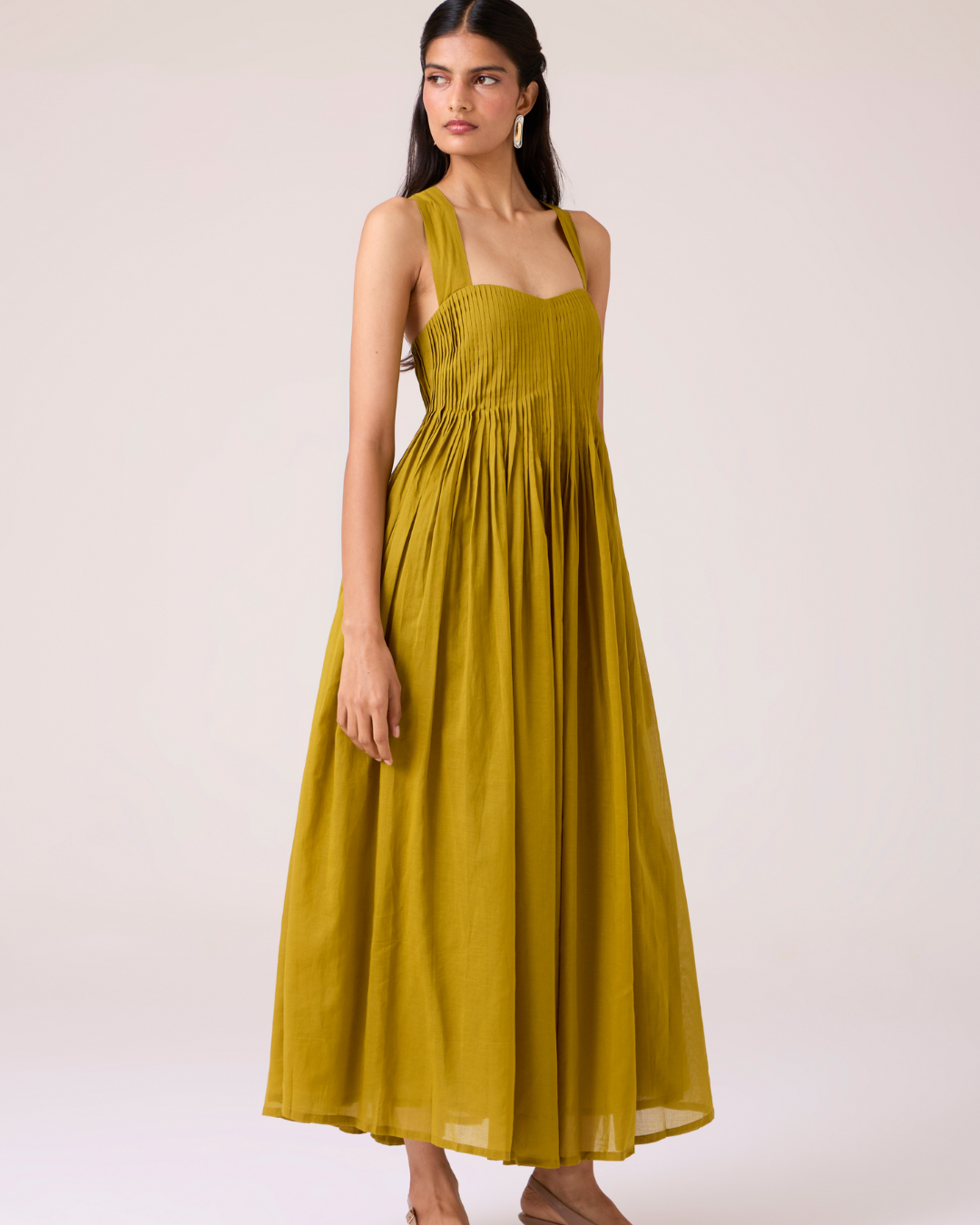 Erato Pleated Dress