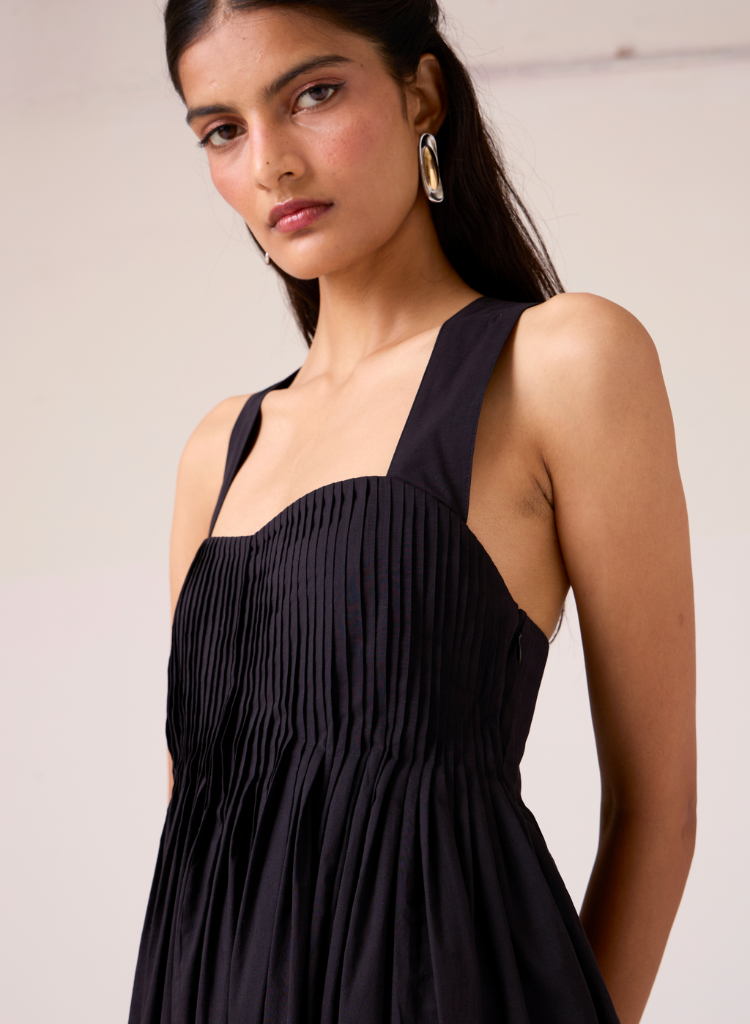 Erato Pleated Dress
