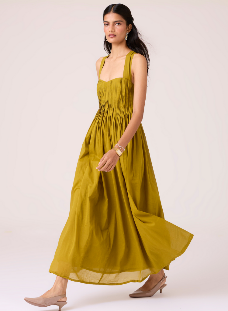 Erato Pleated Dress