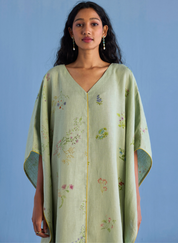 Eva Floral Kaftan Dress