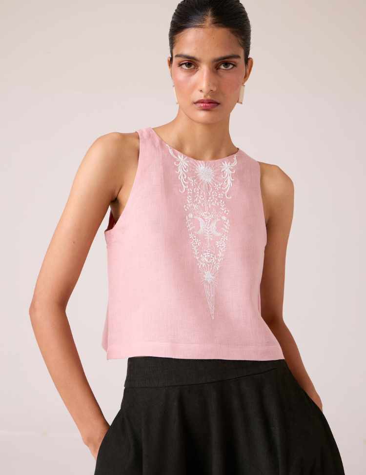 Evora Embroidered Top