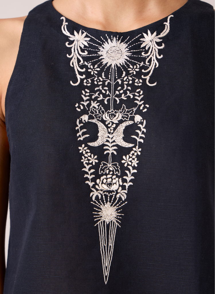 Evora Embroidered Top