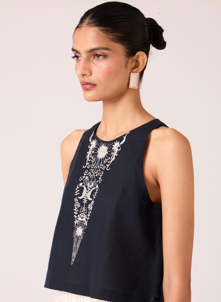 Evora Embroidered Top