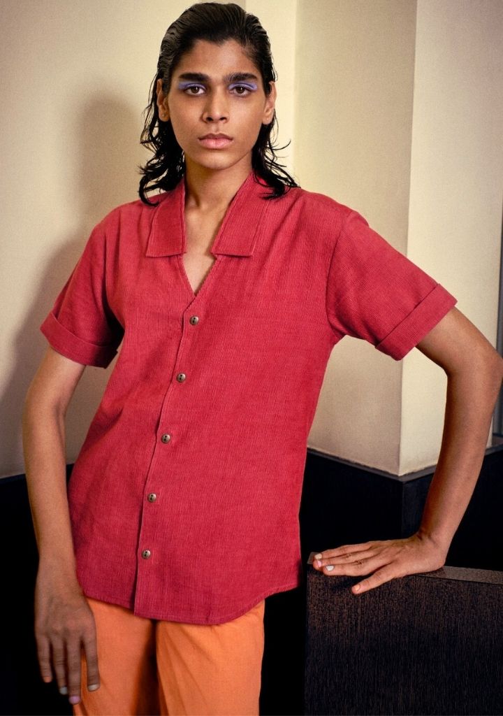 Extended Collar Shirt