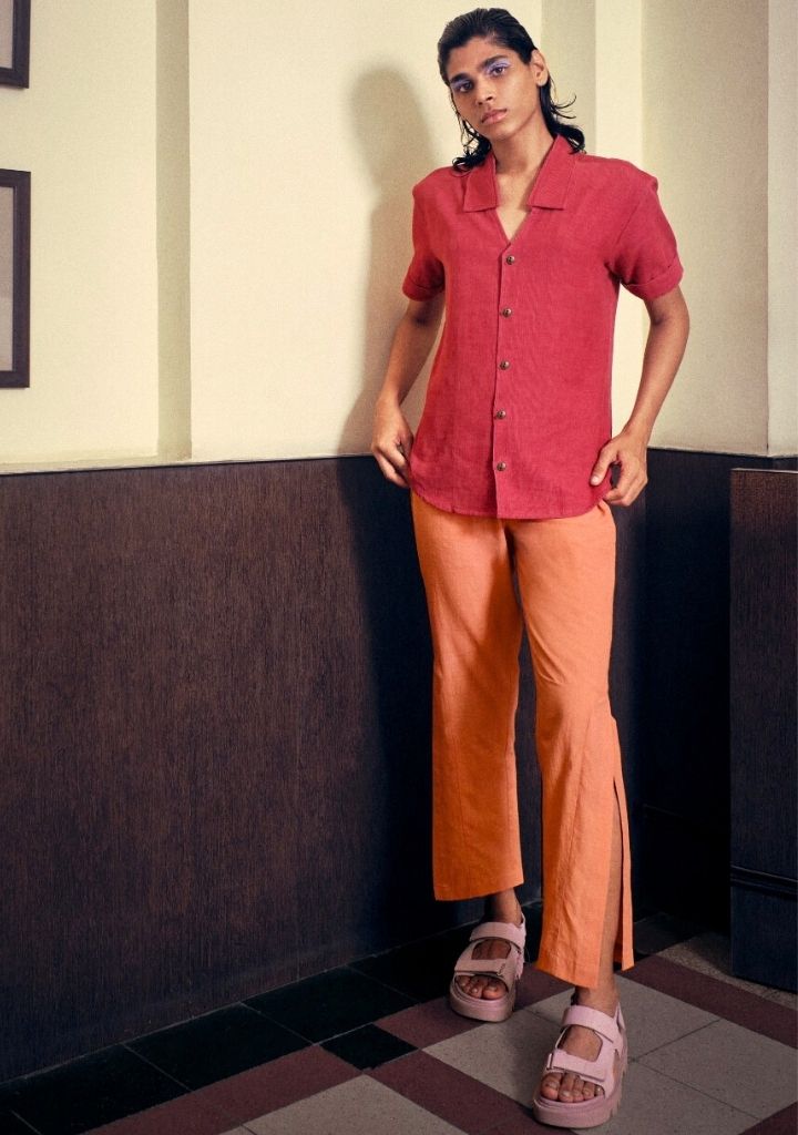 Extended Collar Shirt