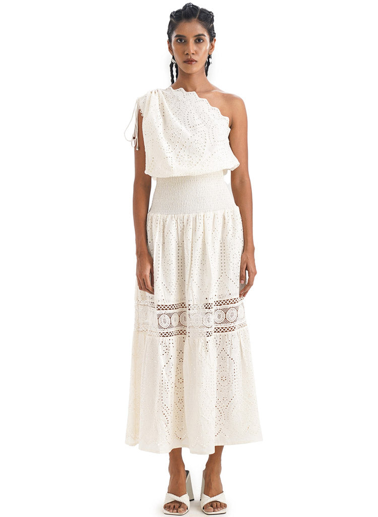 Eyelet Embroidery Dress