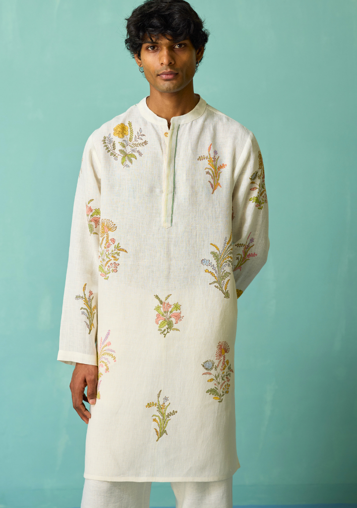 Farhan Block Printed Kurta